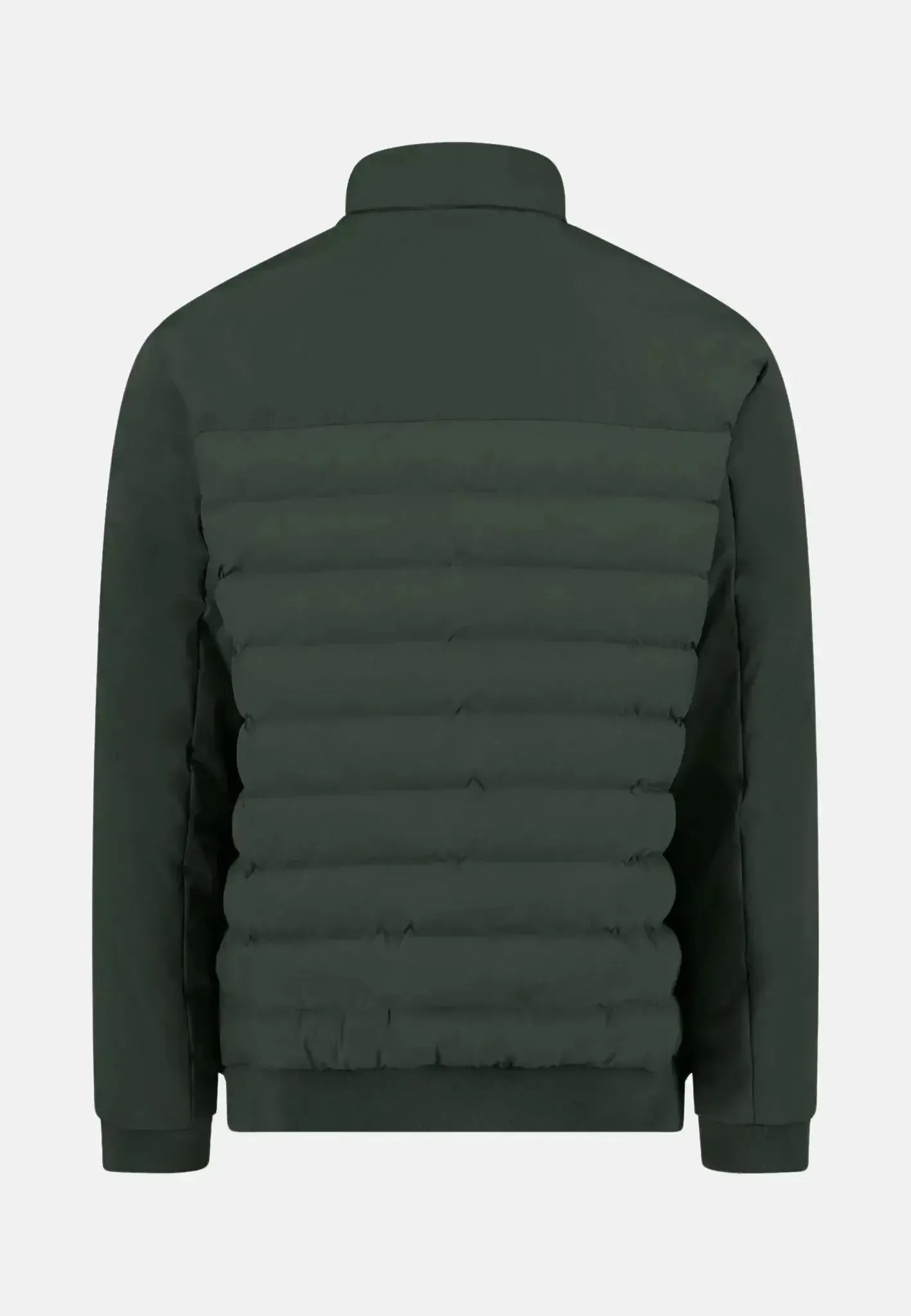 Fynch - Hatton Mens Basic Puffer Hybrid Jacket Dark Ivy | Studio DOS