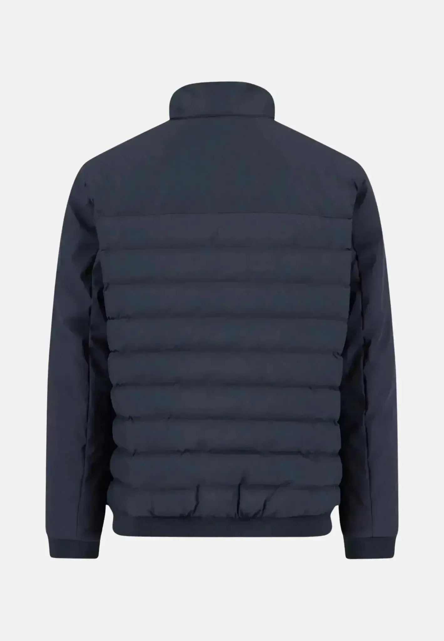 Fynch - Hatton Mens Basic Puffer Hybrid Jacket Dark Navy | Studio DOS