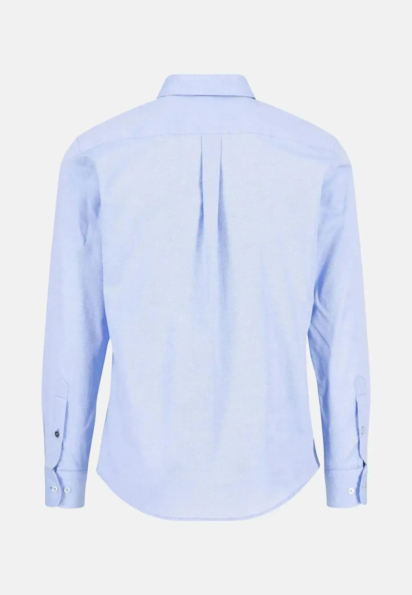 Fynch - Hatton Mens Essential Textured Dobby Shirt Crystal Blue | Studio DOS