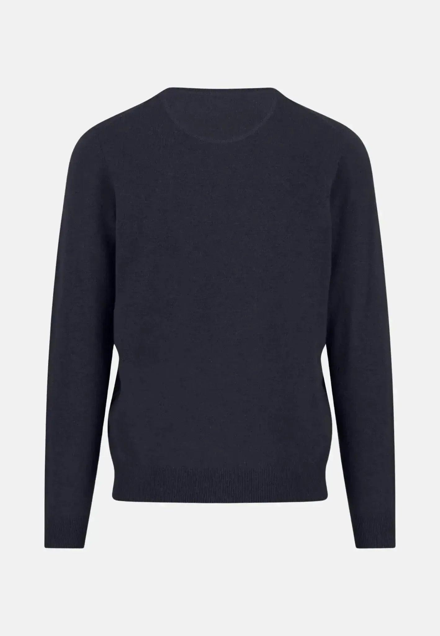 Fynch - Hatton Mens Merino Wool Cashmere V - Neck Knit Navy | Studio DOS