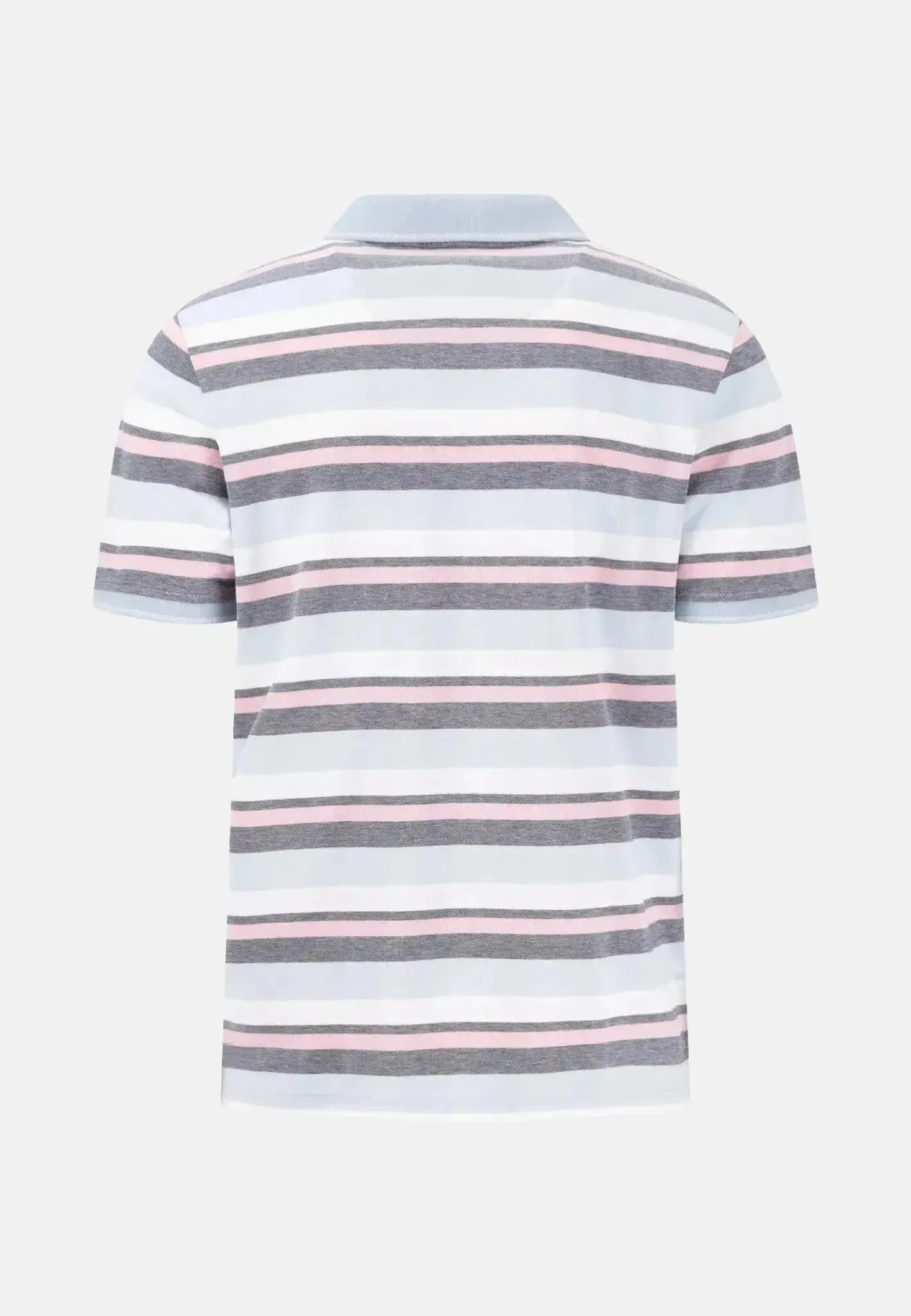 Fynch - Hatton Mens Striped Casual Fit Polo Shirt Summer Breeze | Studio DOS