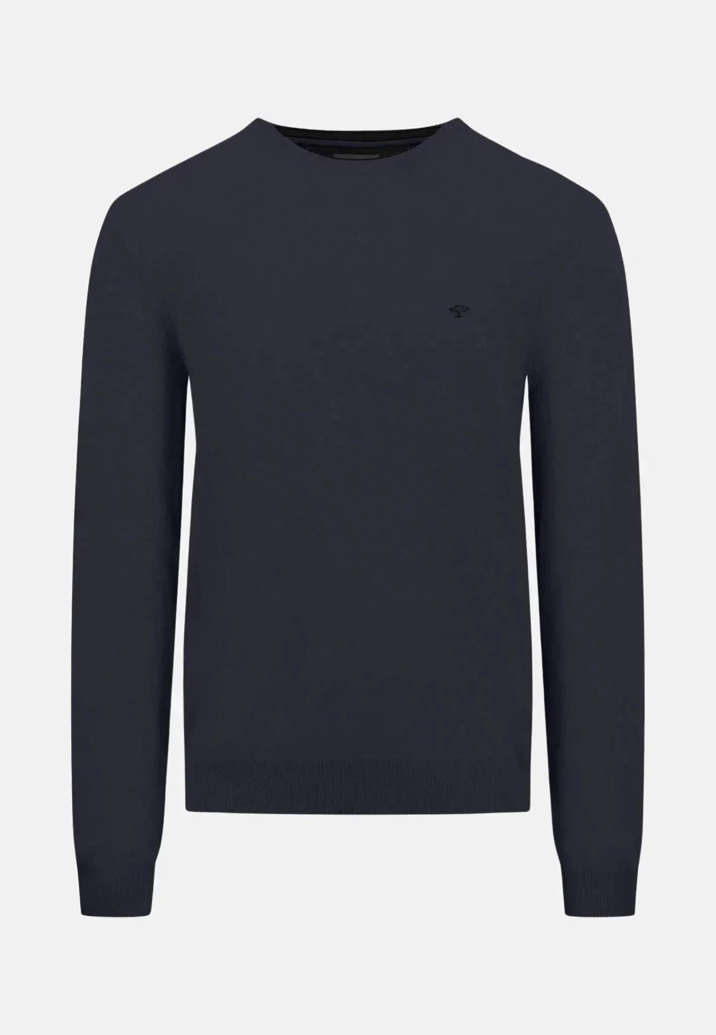 Fynch - Hatton Merino Cashmere Crewneck Knit Navy | Studio DOS