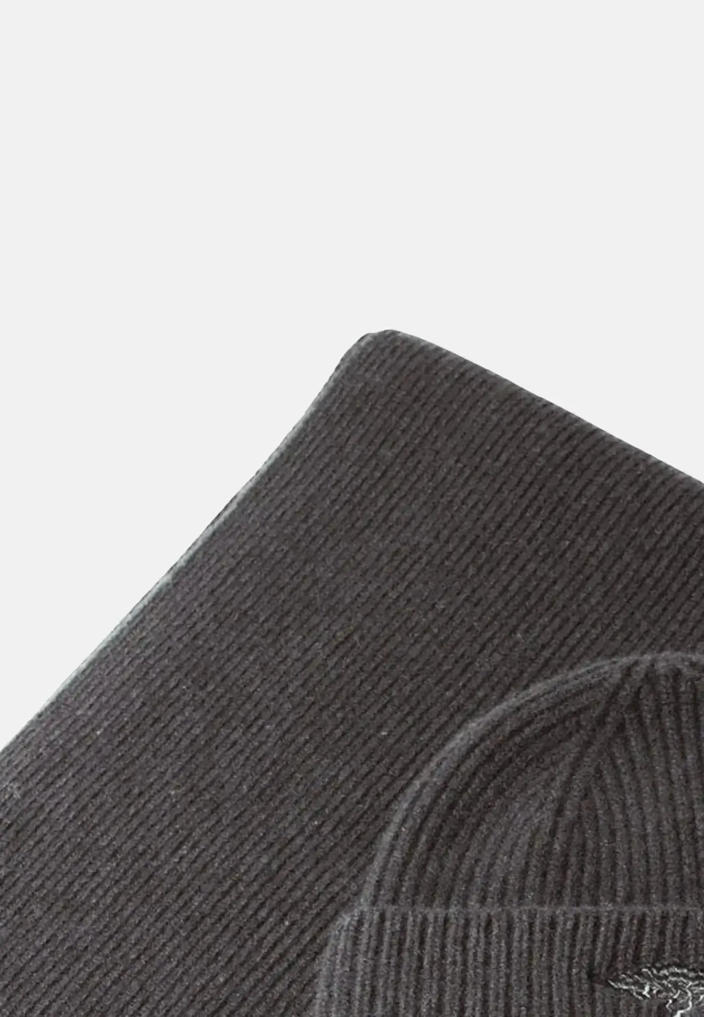 Fynch - Hatton Pure Wool Beanie & Scarf Set Charcoal | Studio DOS
