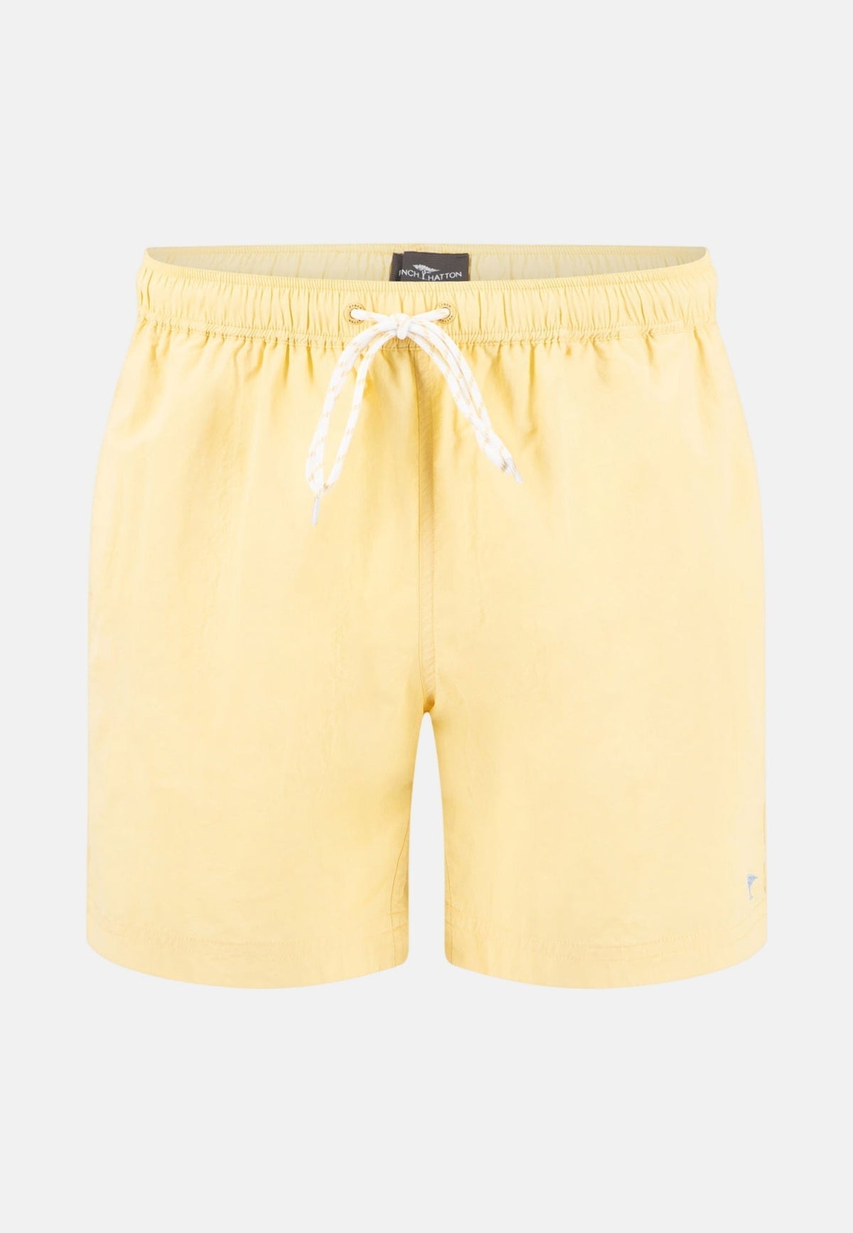 Fynch-Hatton Solid Swim Shorts Pale Yellow | Studio DOS