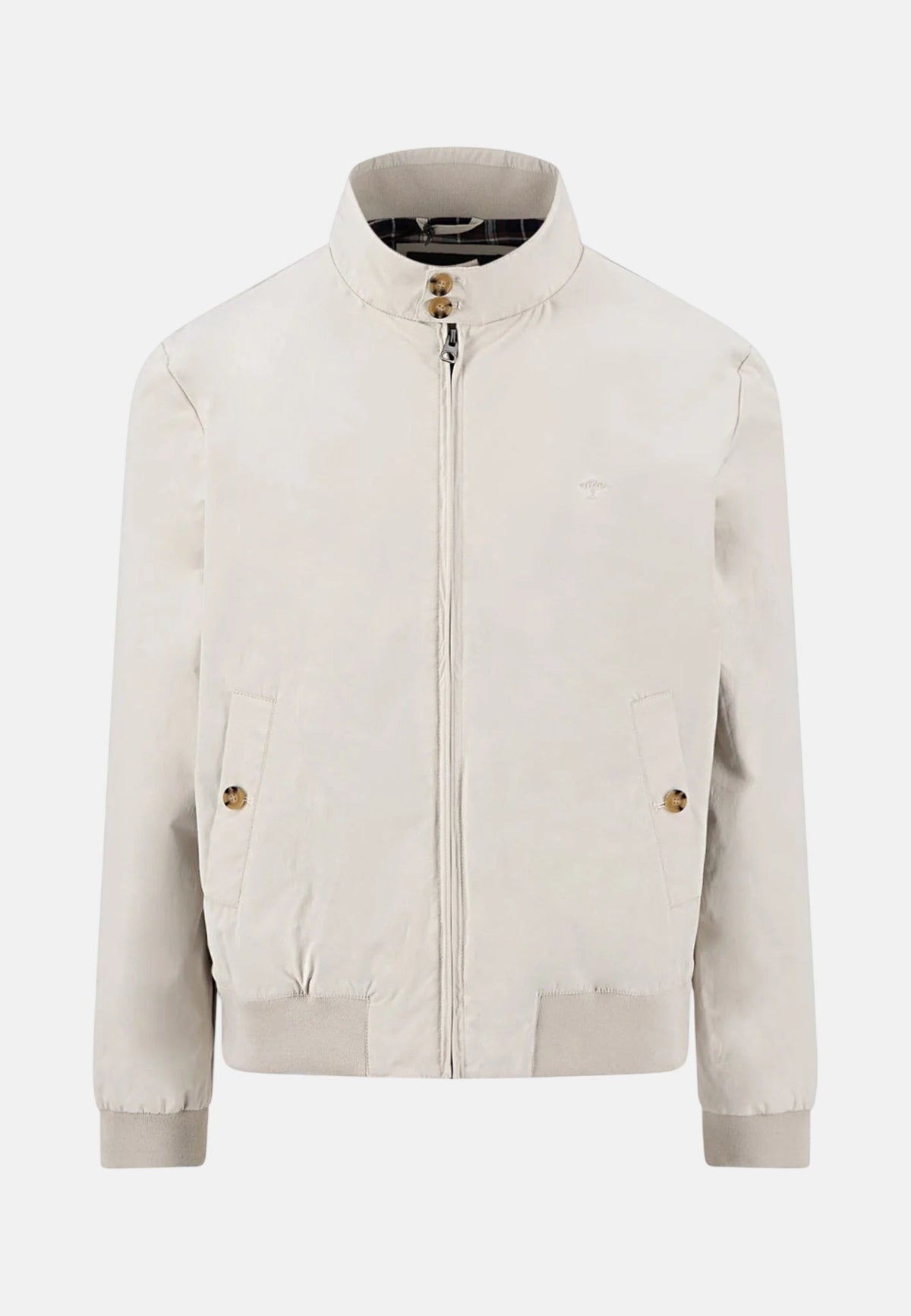 Fynch-Hatton Stand Collar Harrington Jacket Cement | Studio DOS