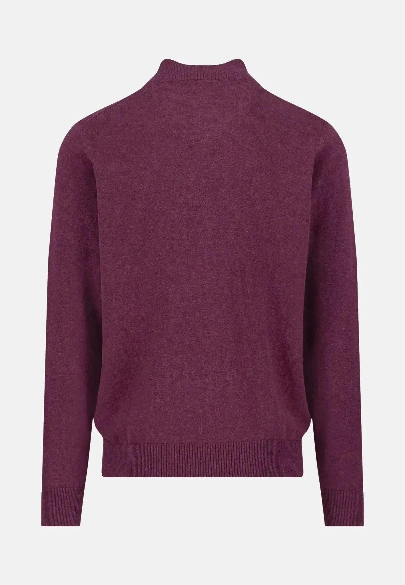 Fynch-Hatton Superfine Stand-Up Cardigan Deep Merlot