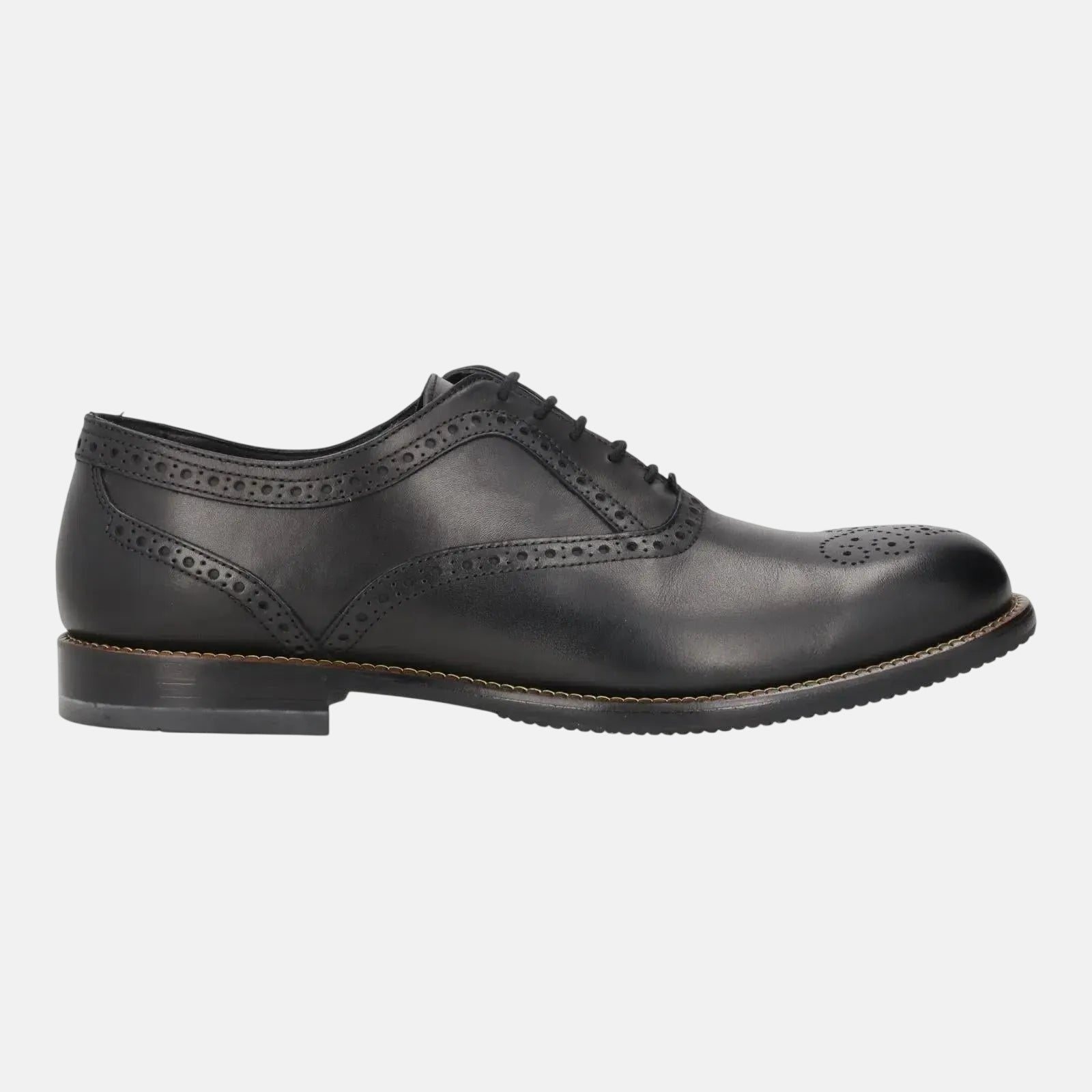 Harrys Of London Trillion Leather Brogue Black | Studio DOS