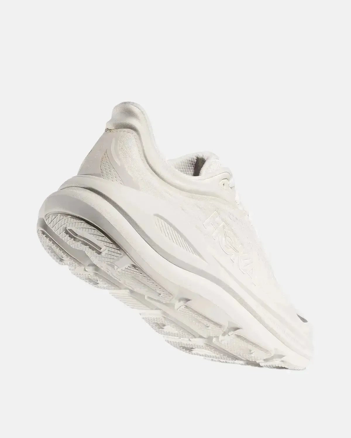 HOKA MENS BONDI 9 TRAINERS WHITE WHITE | Studio DOS