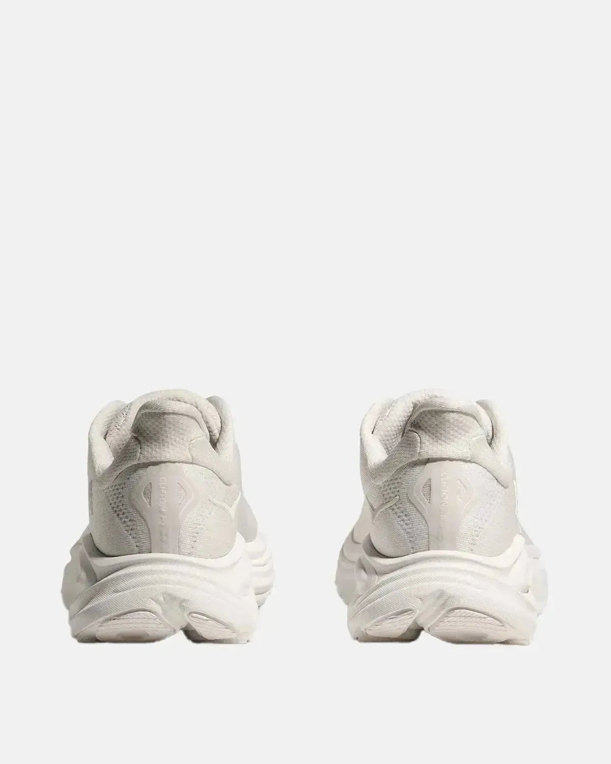 HOKA MENS CLIFTON 10 TRAINERS WHITE WHITE | Studio DOS