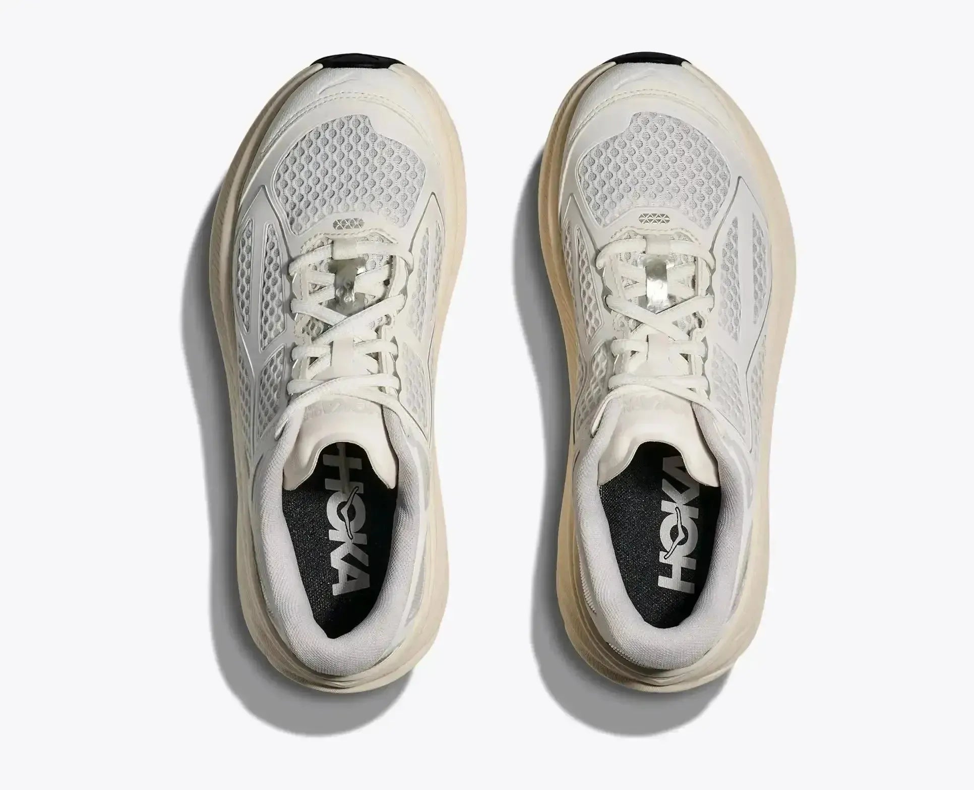 HOKA MENS CLIFTON ONE 9 TRAINERS FROST COSMIC GREY | Studio DOS