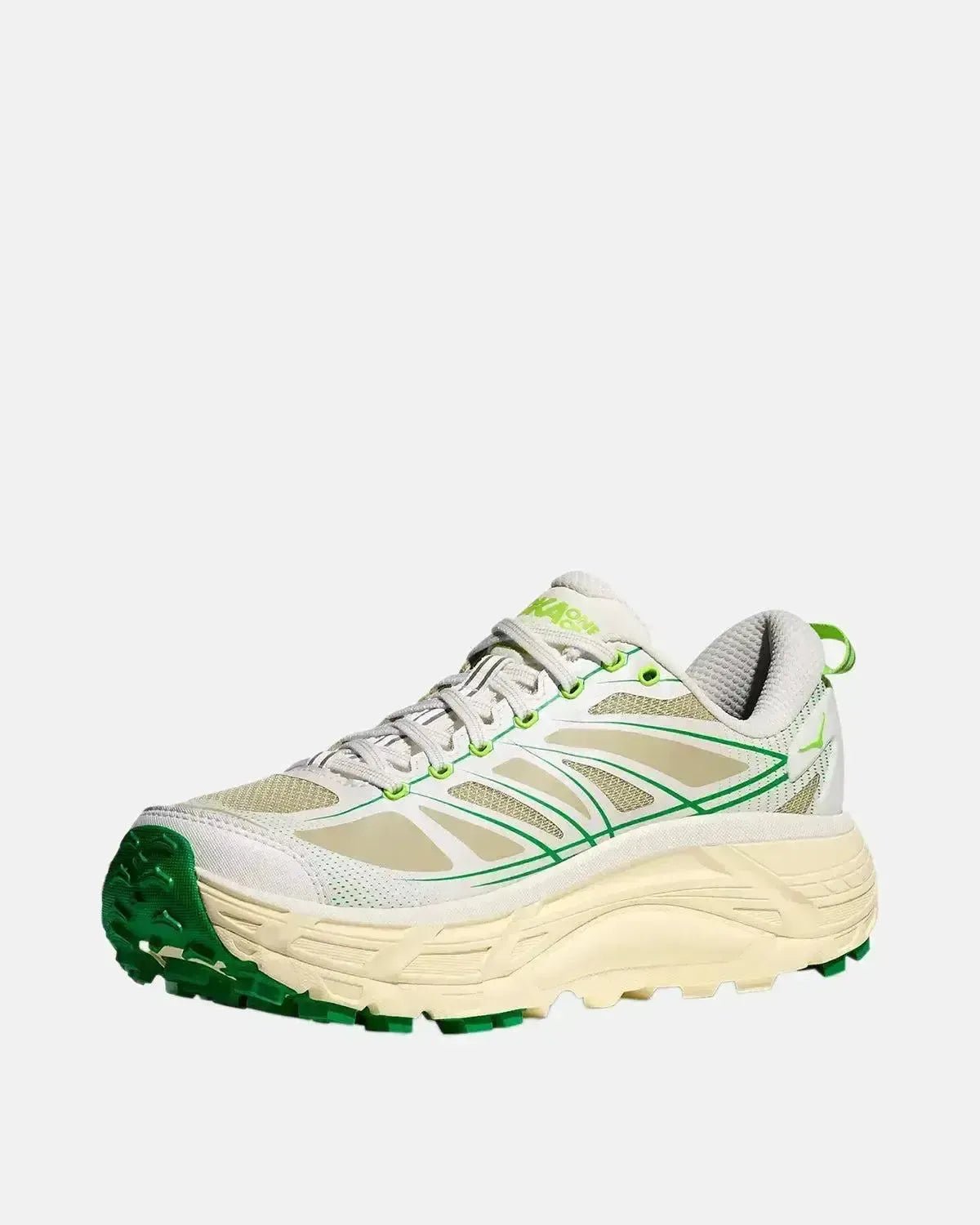 HOKA MENS MUFATE SPEED 2 TRAINERS WHITE FRESH CUT GRASS | Studio DOS