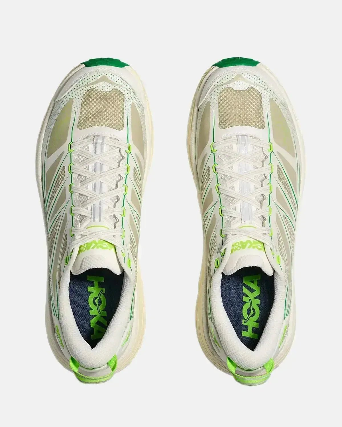 HOKA MENS MUFATE SPEED 2 TRAINERS WHITE FRESH CUT GRASS | Studio DOS