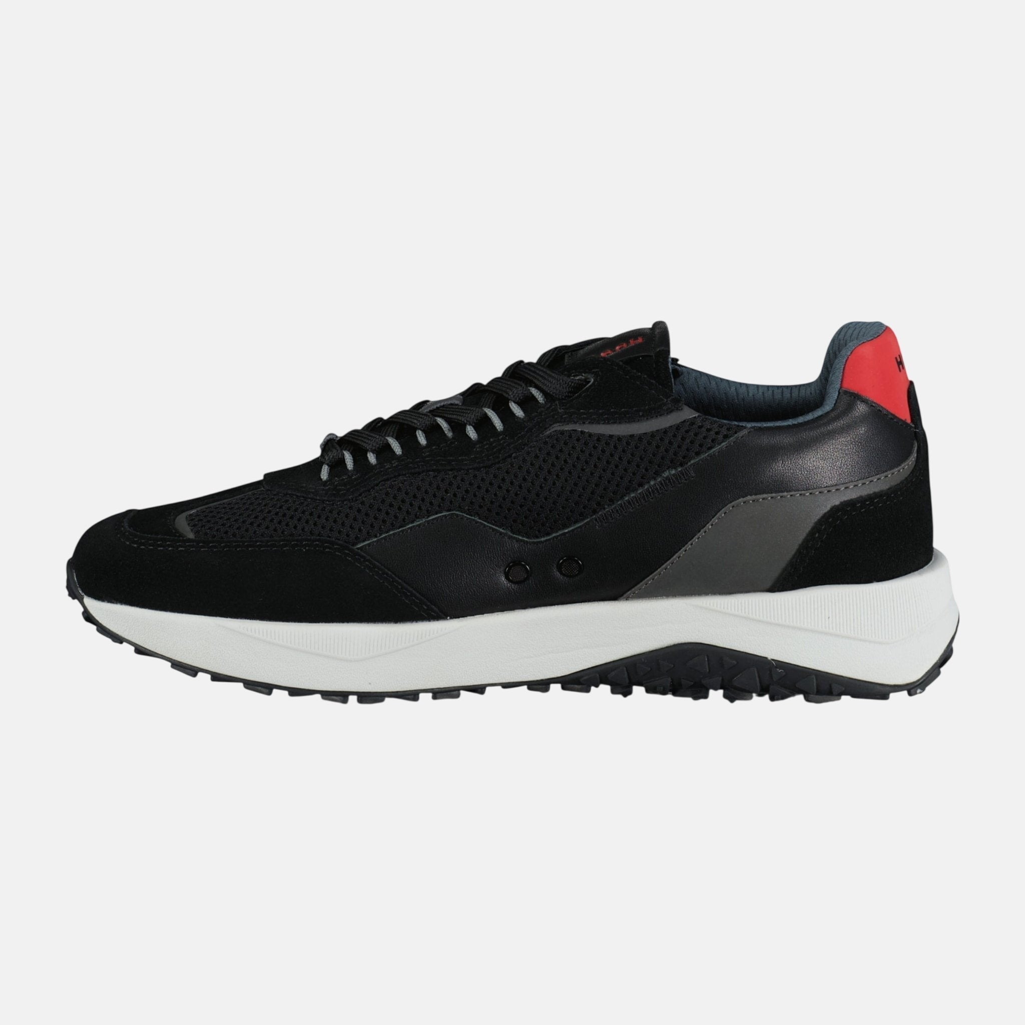 HUGO 'Kane' Trainers Black Red White | Studio DOS