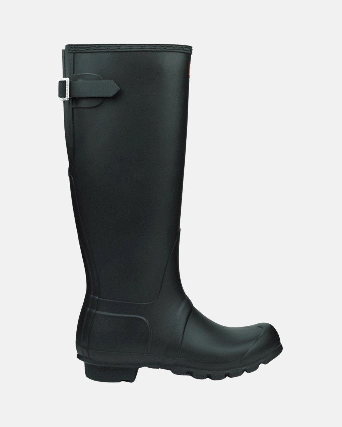 HUNTER WOMENS ORIGINAL TALL BACK ADJUSTABLE BOOTS BLACK | Studio DOS