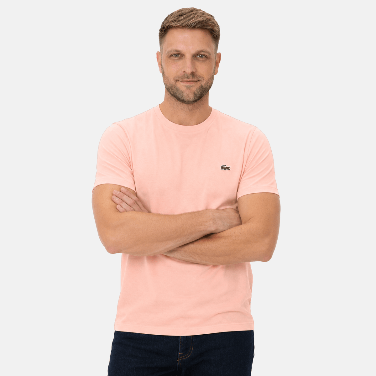 Lacoste Cotton Pima Crew Neck T-Shirt Miami | Studio DOS
