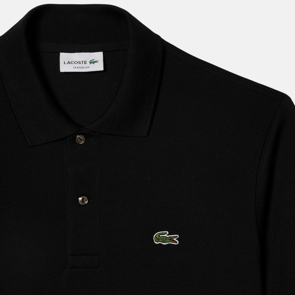 Lacoste Mens Classic Fit Polo Shirt Black | Studio DOS
