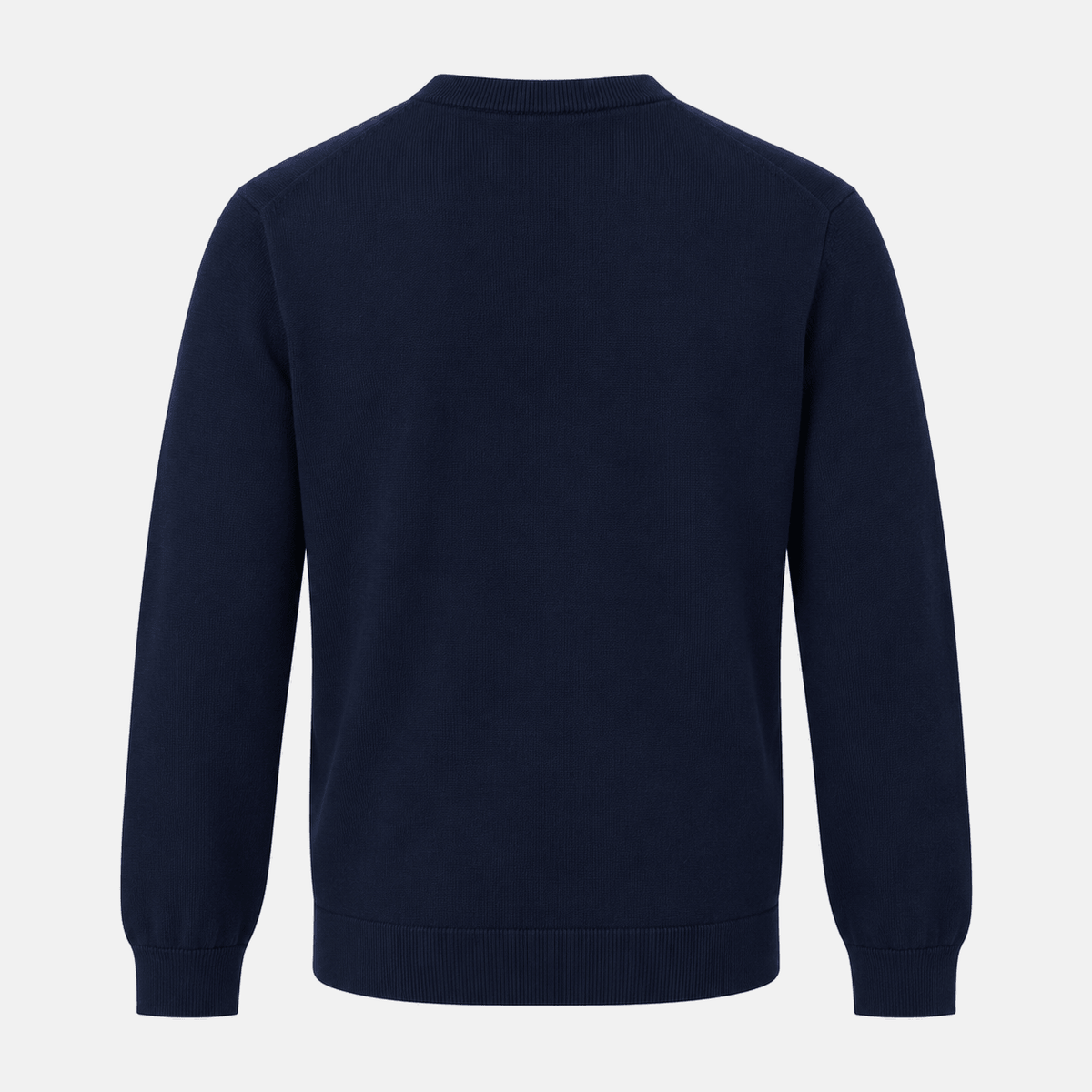 Lacoste Monochrome Crew Neck Sweater Midnight Blue | Studio DOS
