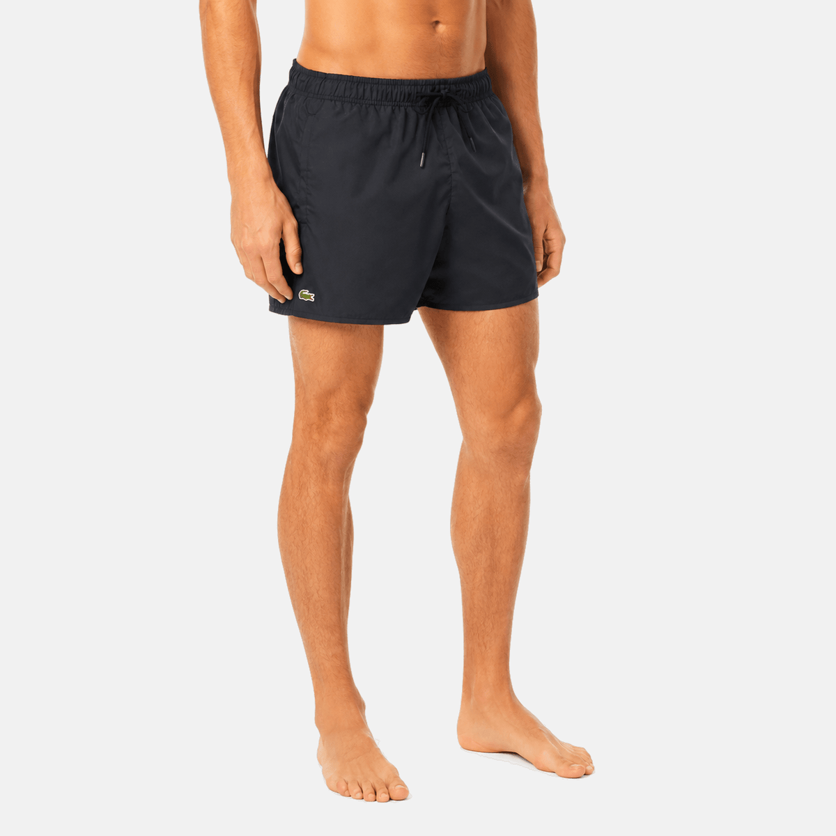 Lacoste Quick-Dry Swim Shorts Black/Green | Studio DOS
