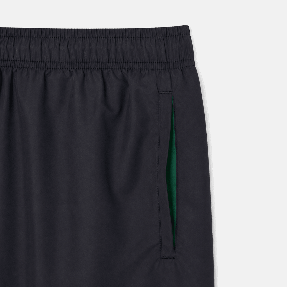 Lacoste Quick-Dry Swim Shorts Black/Green | Studio DOS