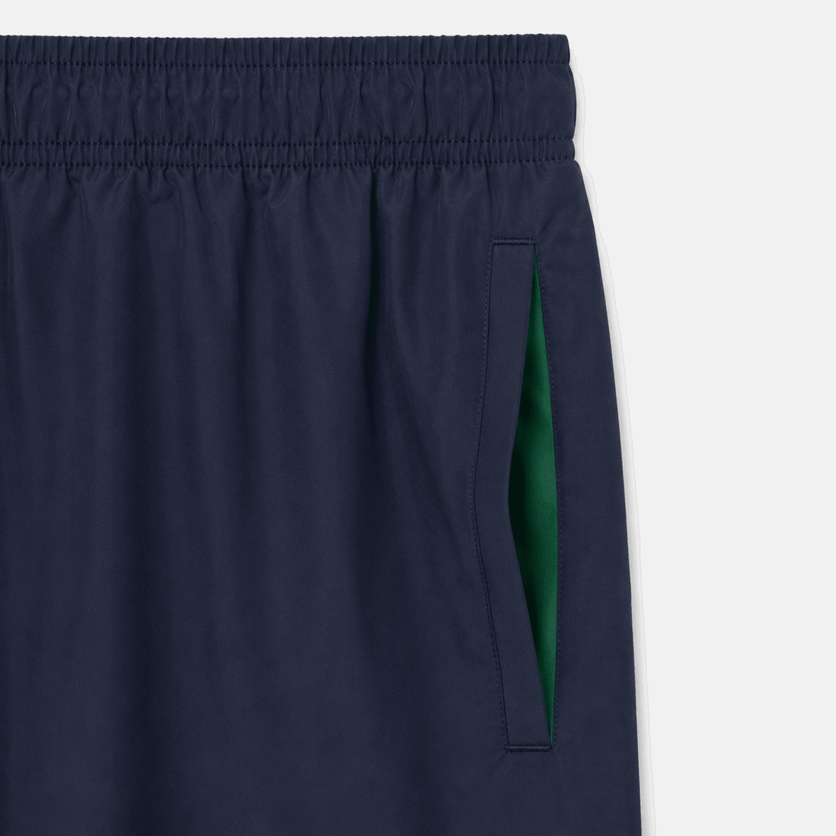 Lacoste Quick-Dry Swim Shorts Navy Blue/Green | Studio DOS