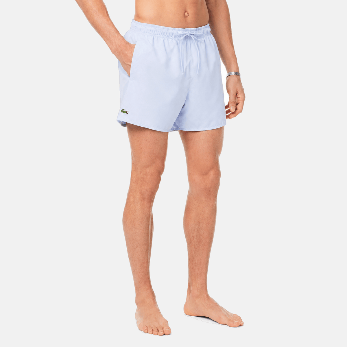Lacoste Quick-Dry Swim Shorts Phoenix Blue/Green | Studio DOS