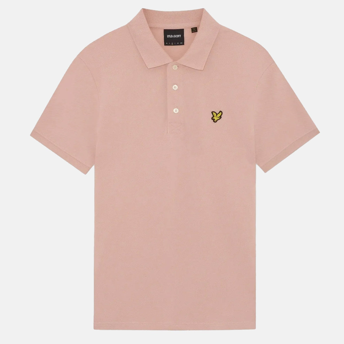 Lyle & Scott Plain Polo Shirt Pink Grapefruit | Studio DOS