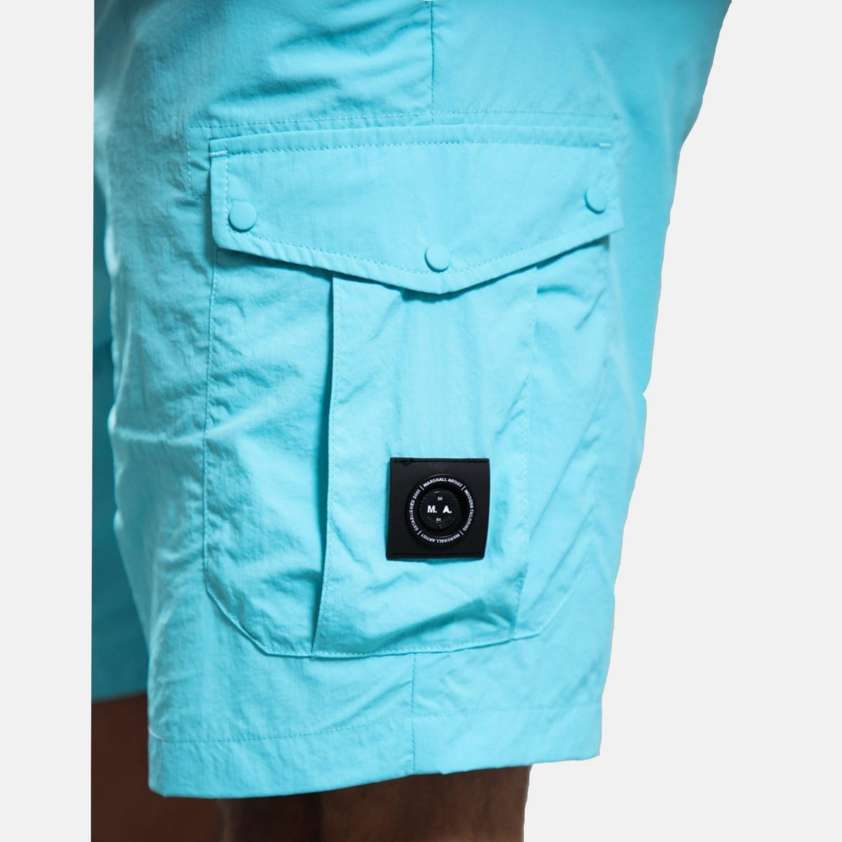 Marshall Artist Newport Cargo Short Cyan | Studio DOS