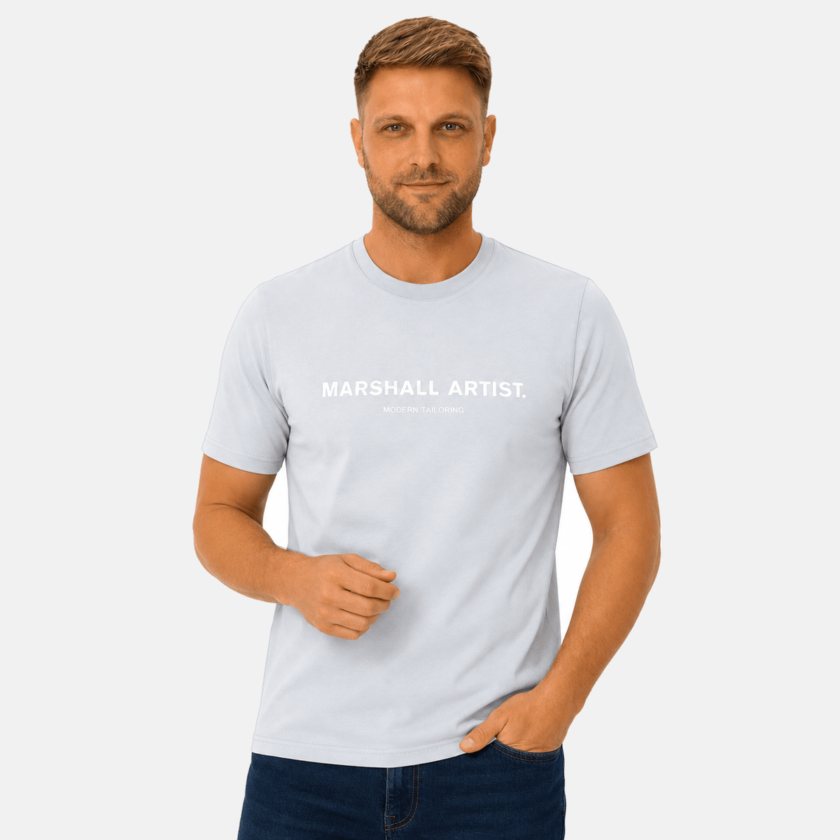 Marshall Artist Thermo T-Shirt Ghost Grey | Studio DOS
