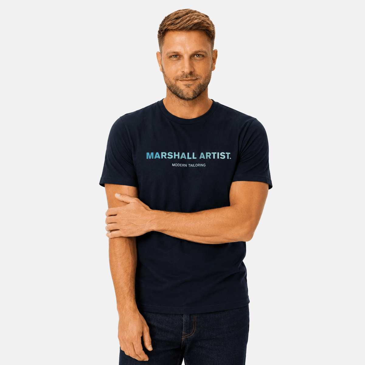 Marshall Artist Thermo T-Shirt Navy | Studio DOS