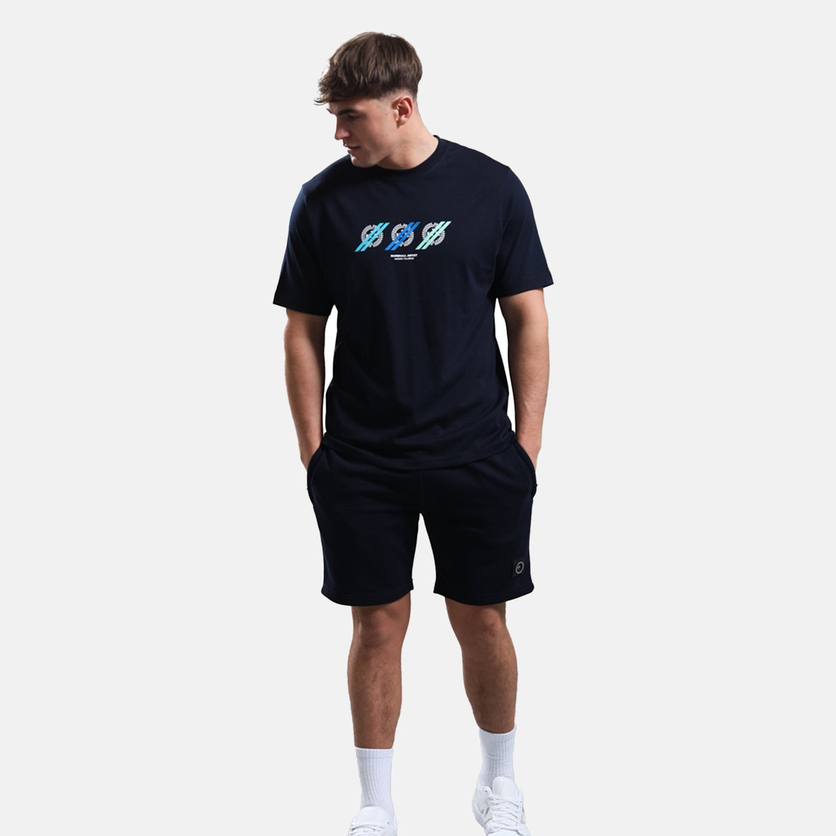 Marshall Artist Treble T-Shirt Navy | Studio DOS