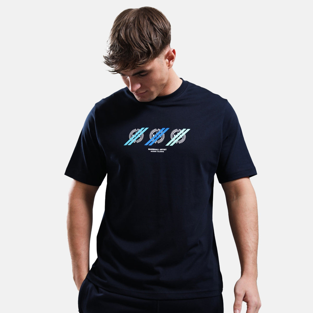 Marshall Artist Treble T-Shirt Navy | Studio DOS