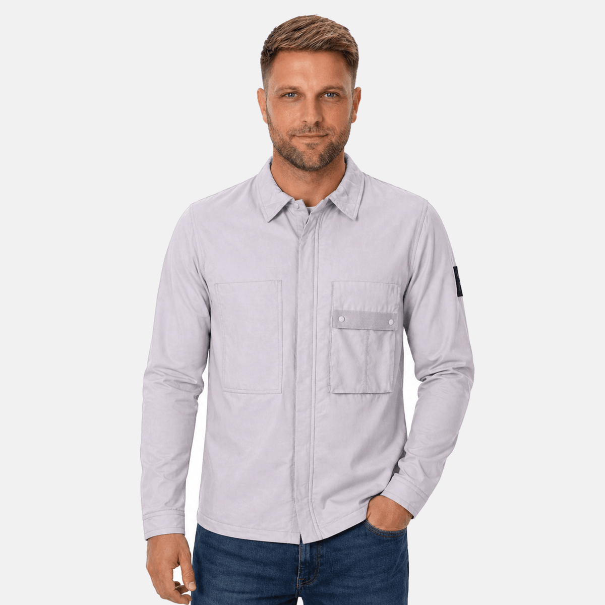 Marshall Artist Woodvale Overshirt Light Rose | Studio DOS