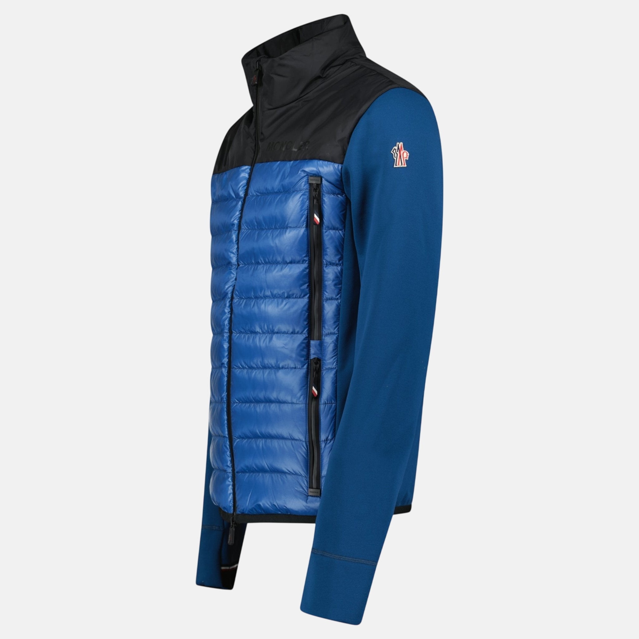 Moncler Grenoble Hybrid Ski Jacket Blue Black | Studio DOS