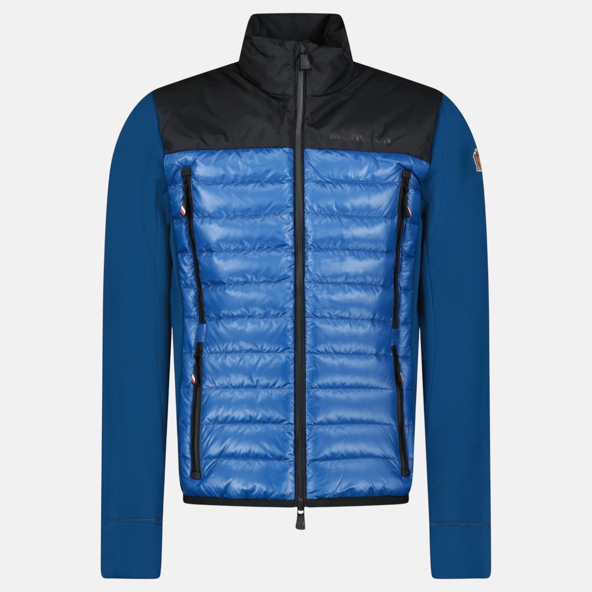 Moncler Grenoble Hybrid Ski Jacket Blue Black | Studio DOS