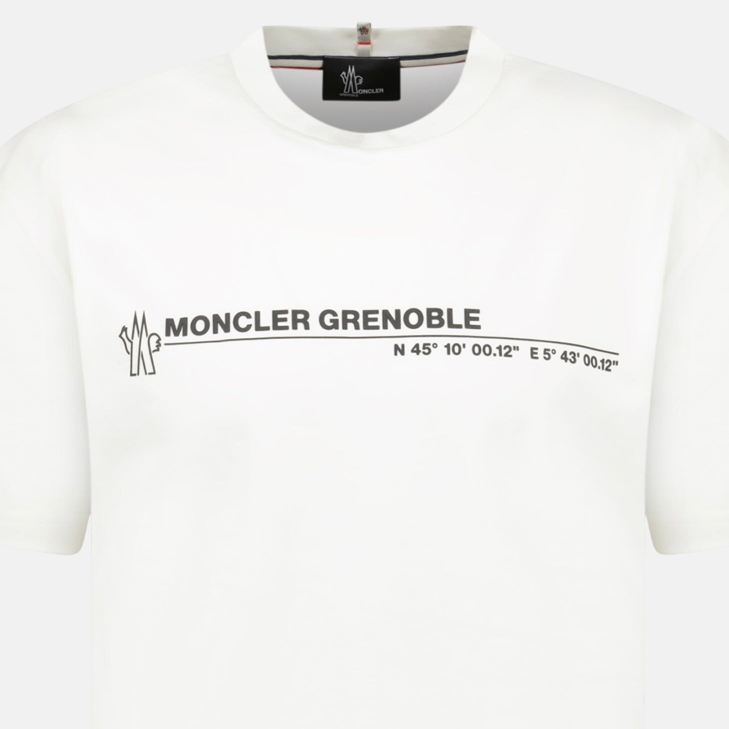 Moncler Grenoble Logo Cotton Jersey T-Shirt White | Studio DOS