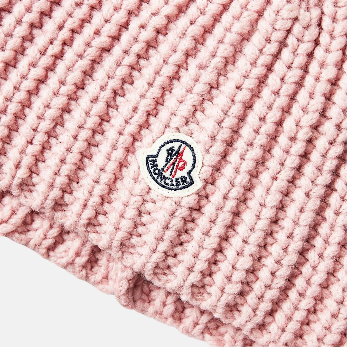 Moncler Womens 'Berretto' Beanie Bobble Hat Pink | Studio DOS