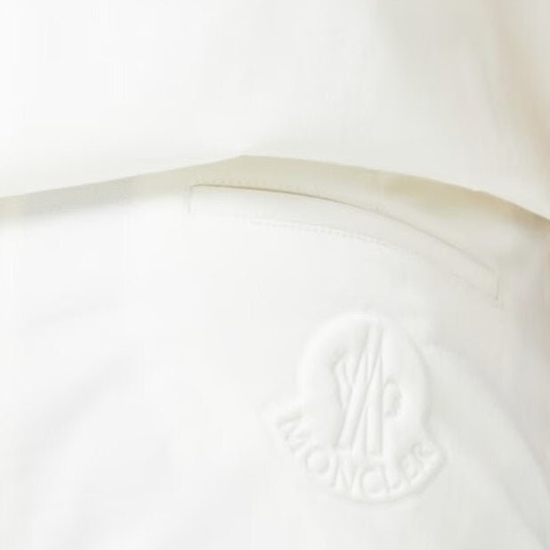 Moncler Zip Trousers White | Studio DOS