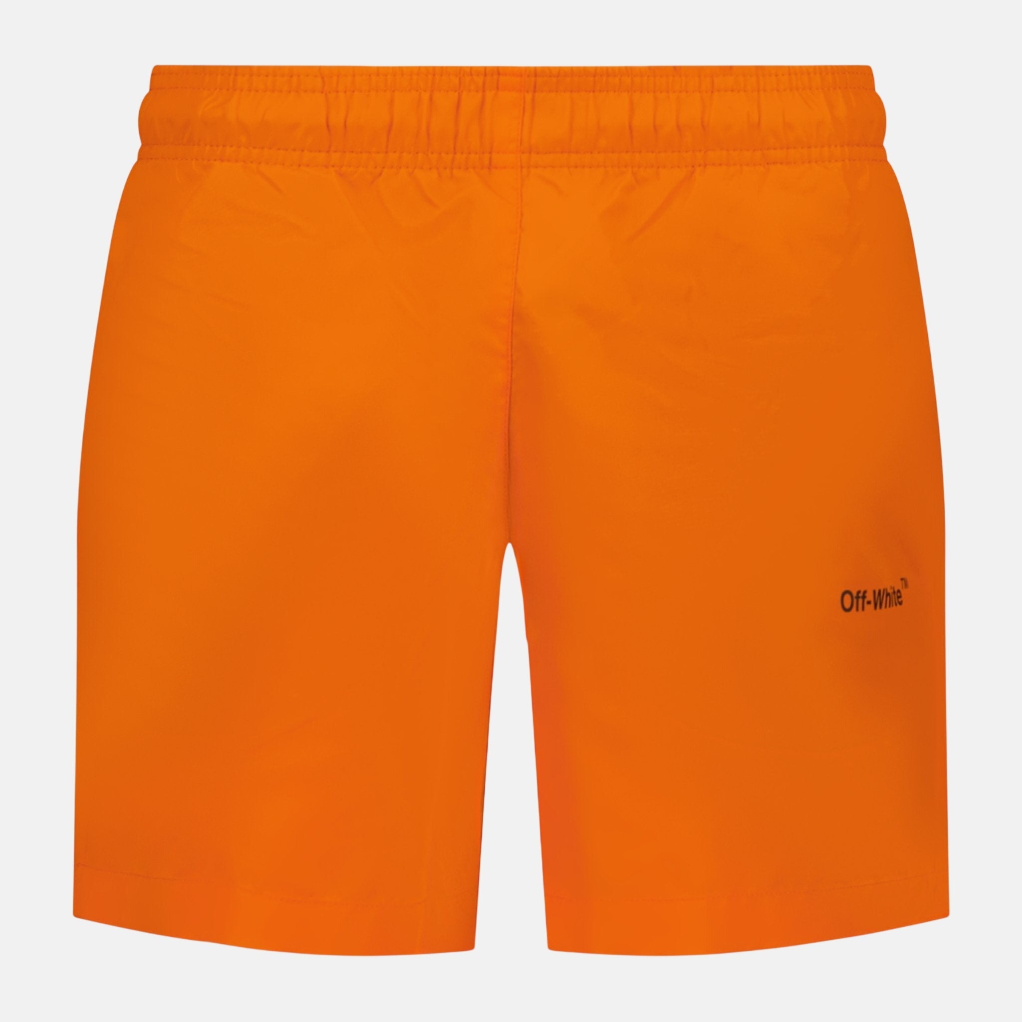 Off - White Arrow Design Swim Shorts Orange | Studio DOS