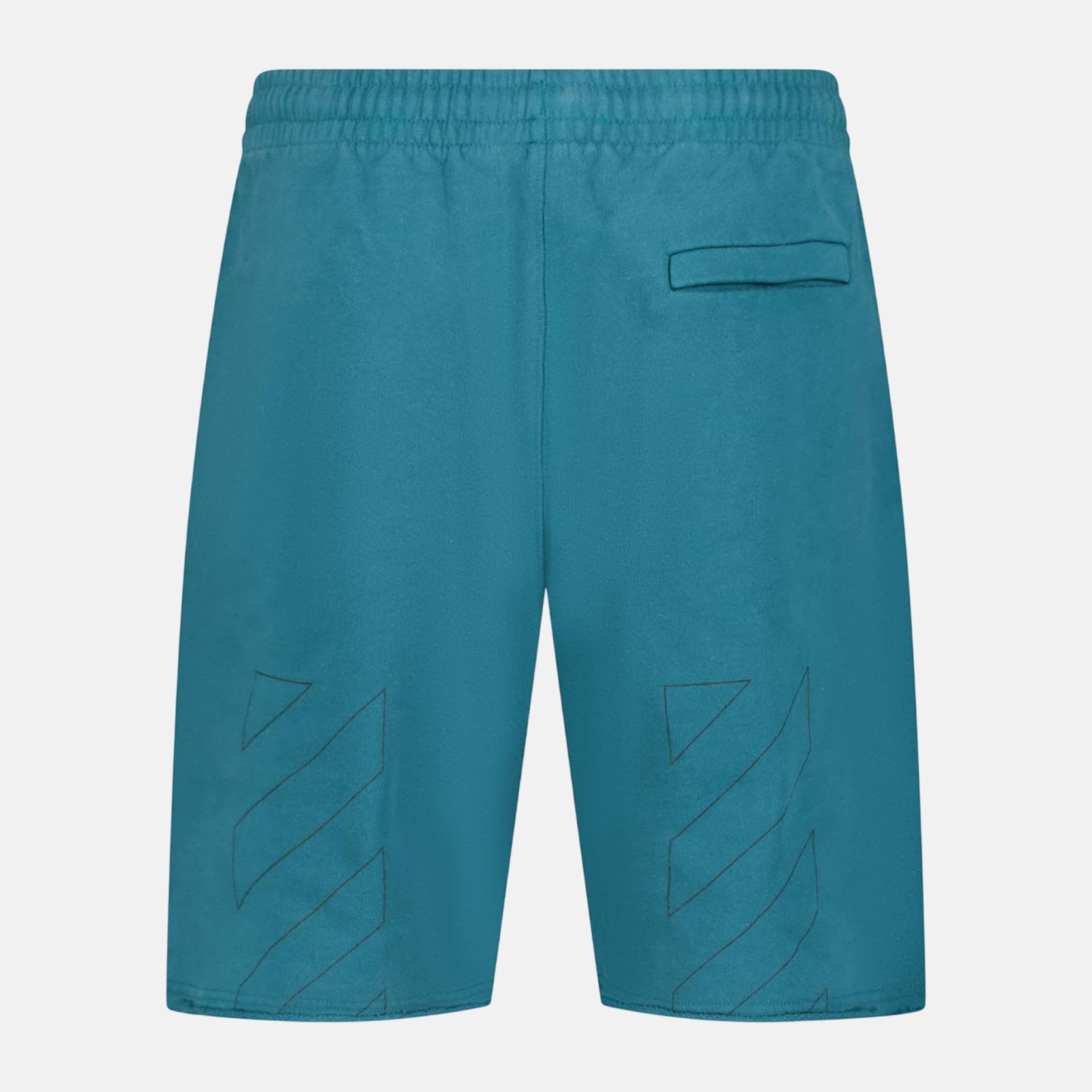 Off - White Bermuda Cotton Shorts Duck Green | Studio DOS