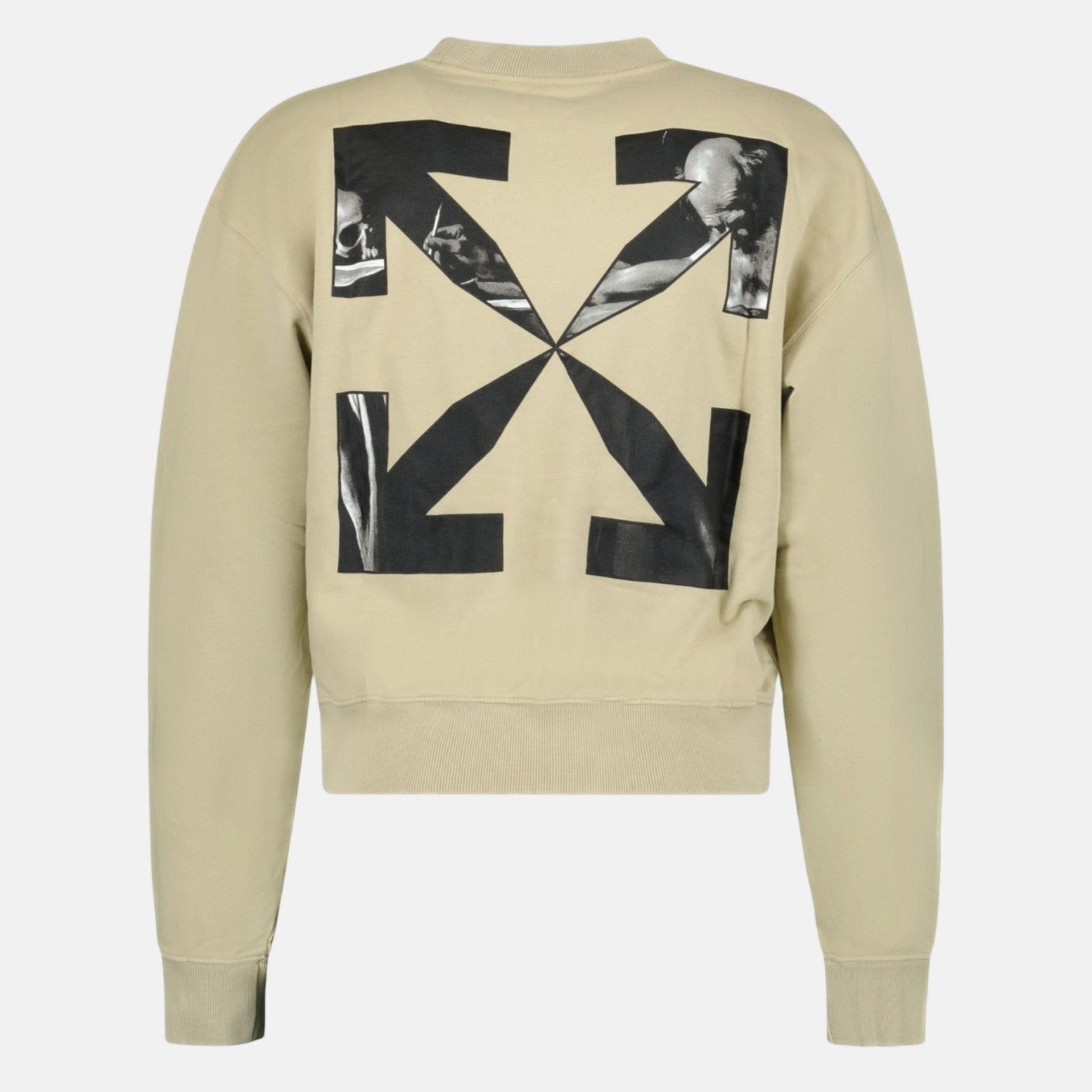Off - White Caravaggio Arrow Sweatshirt Sand | Studio DOS