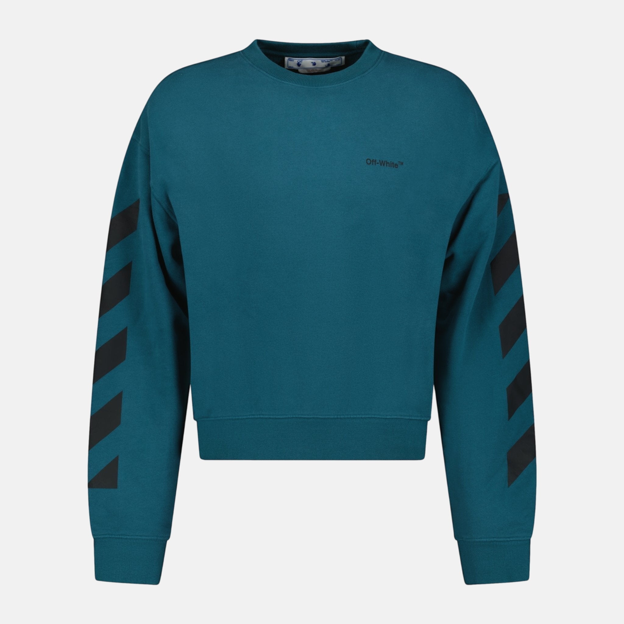 Off - White Crewneck Sweatshirt Duck Green | Studio DOS