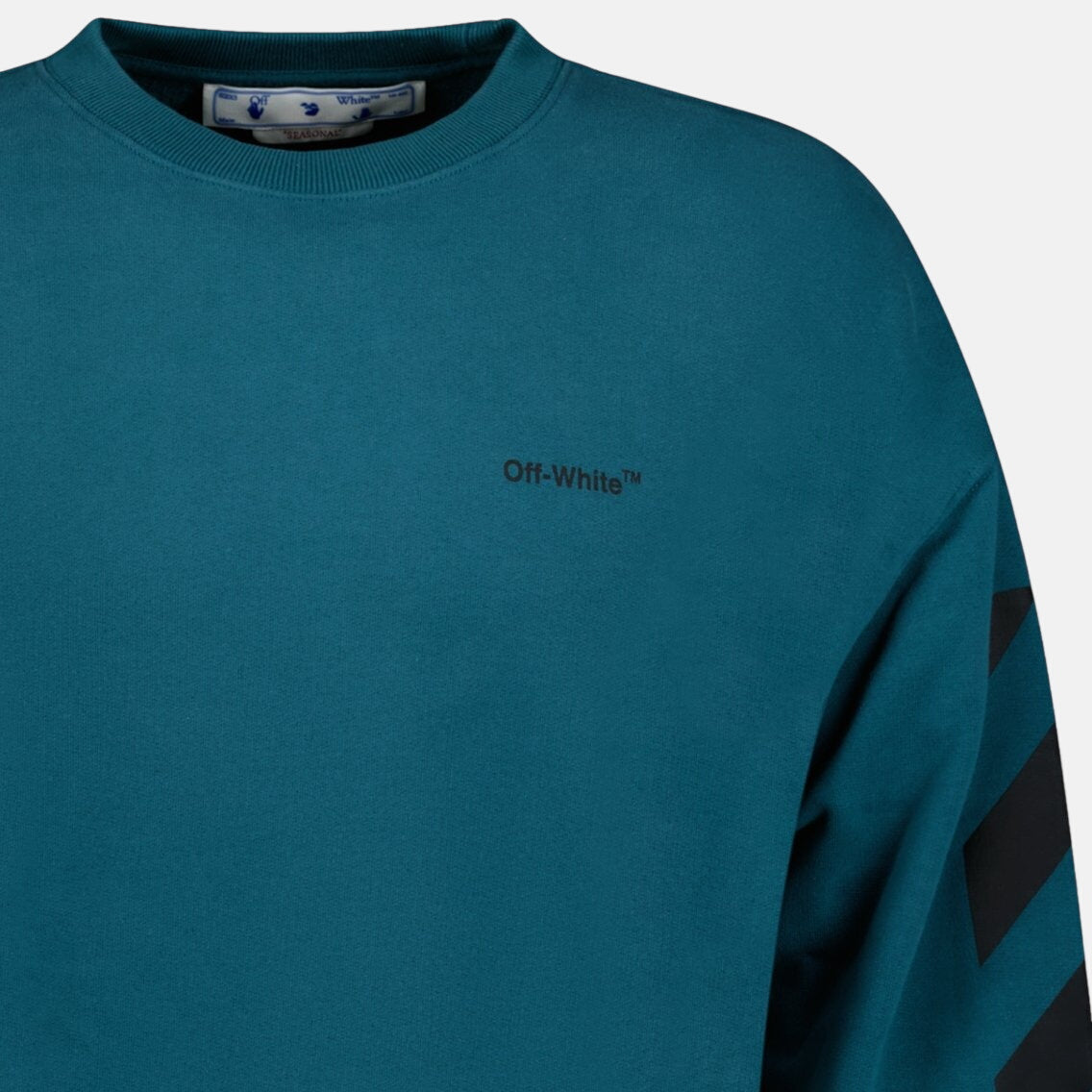 Off - White Crewneck Sweatshirt Duck Green | Studio DOS