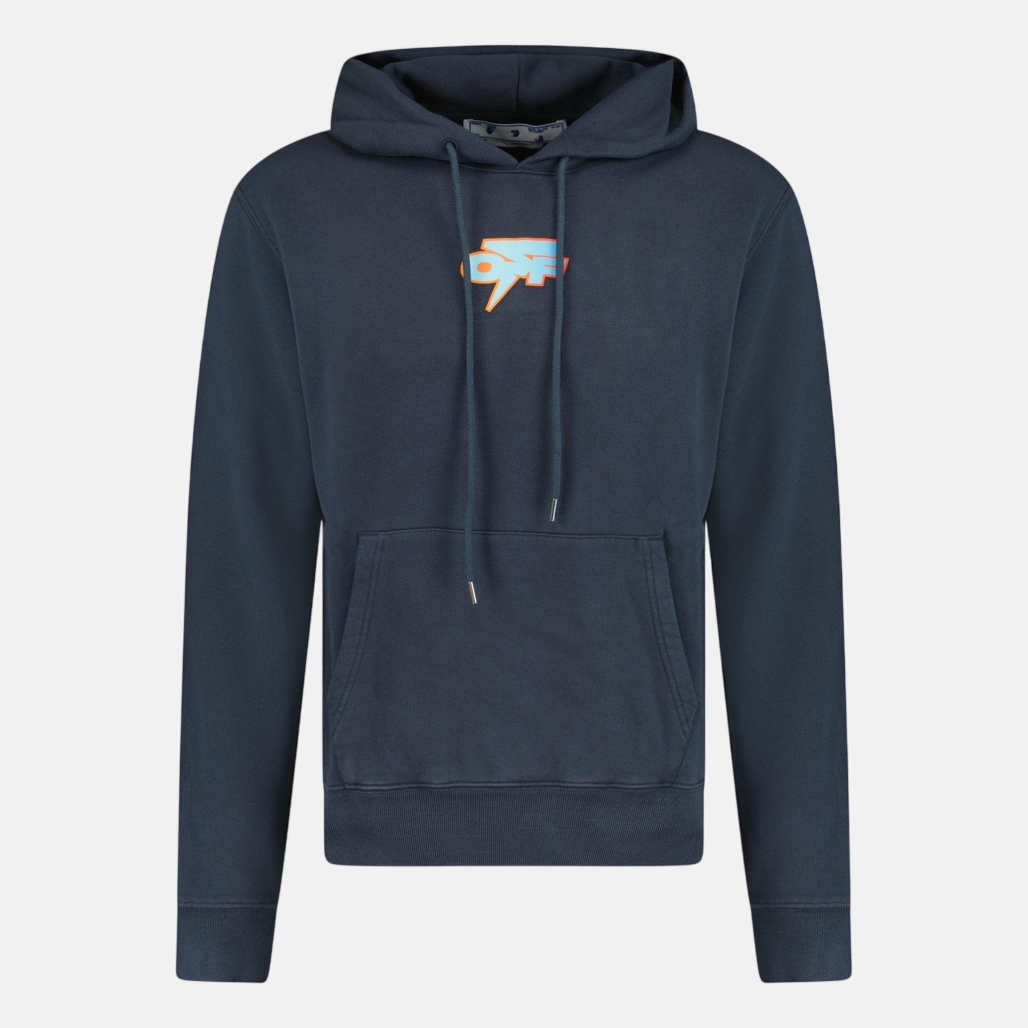 Off - White Degrade Thunder Slim 'Outer Space' Hoodie Navy | Studio DOS