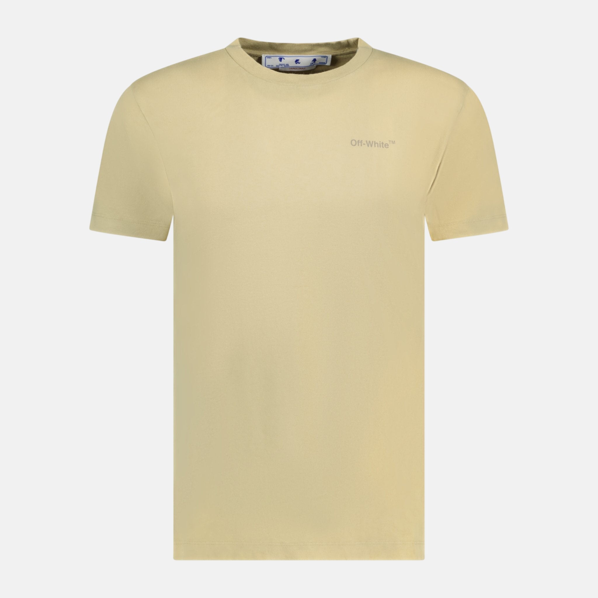 Off - White Diagonal Logo T-Shirt Sand | Studio DOS