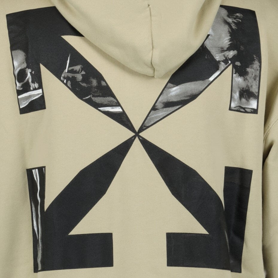 Off - White Hooded Sweatshirt Light Beige | Studio DOS