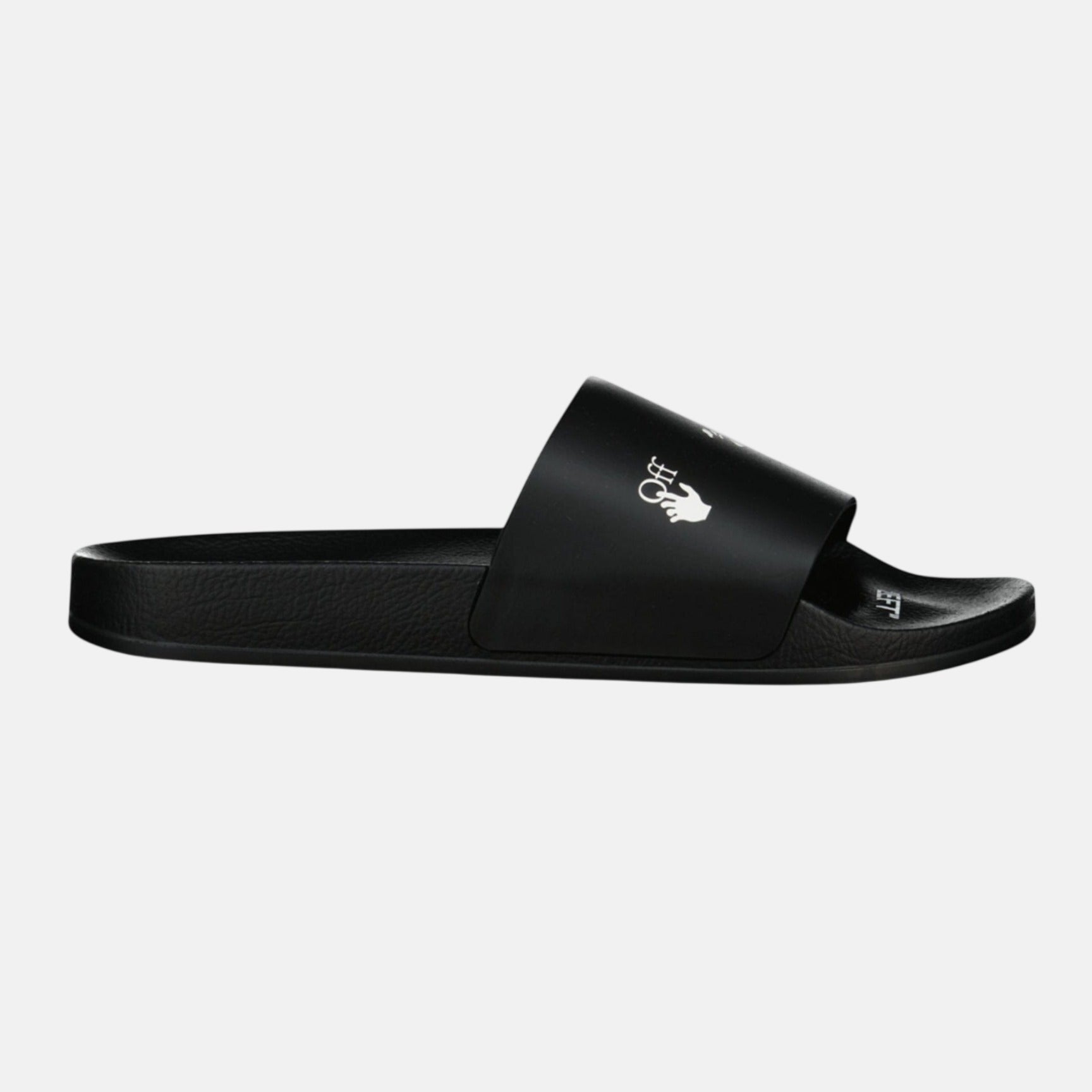 Off - White Womens White Drowning Man Sliders Black | Studio DOS