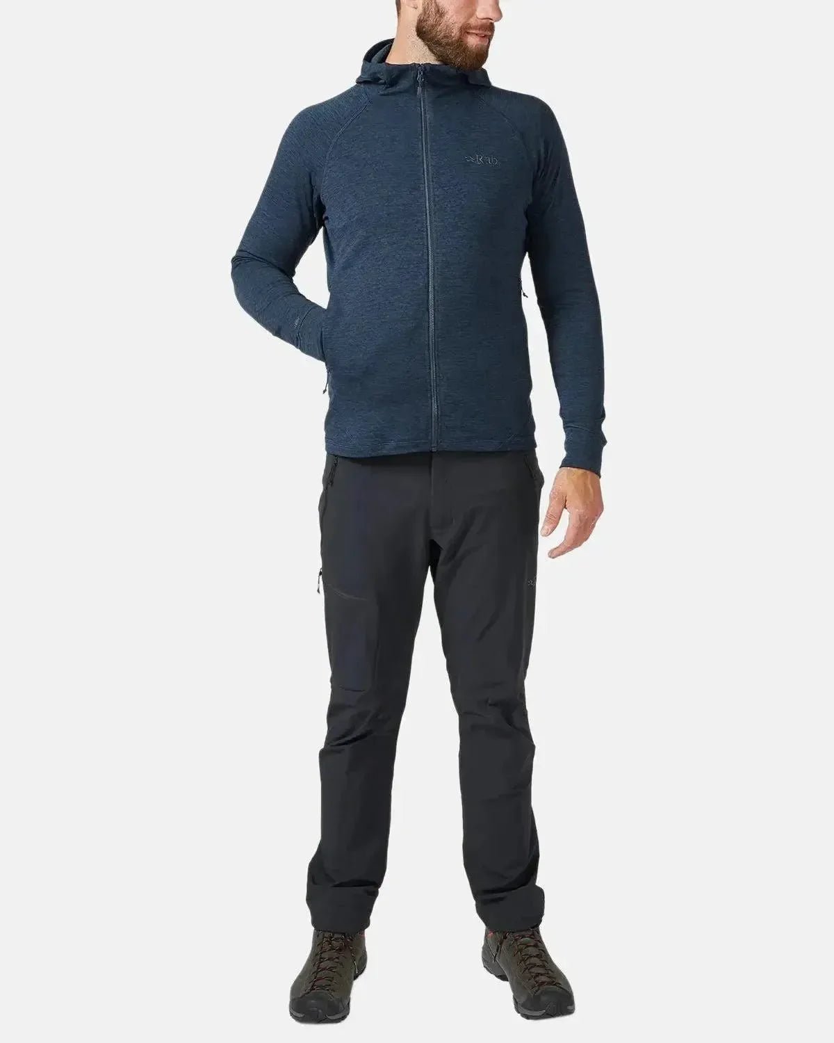 RAB NEXUS ZIP HOODED FLEECE DEEP INK | Studio DOS
