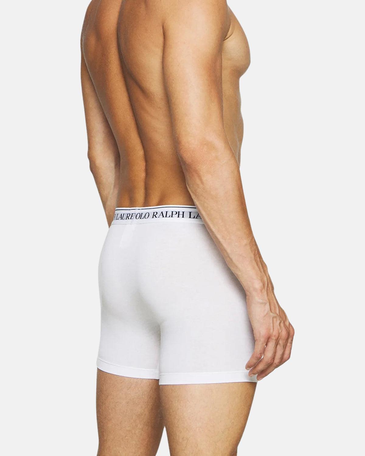 RALPH LAUREN 3 PACK BOXER BRIEF TRUNKS WHITE BLACK GREY | Studio DOS