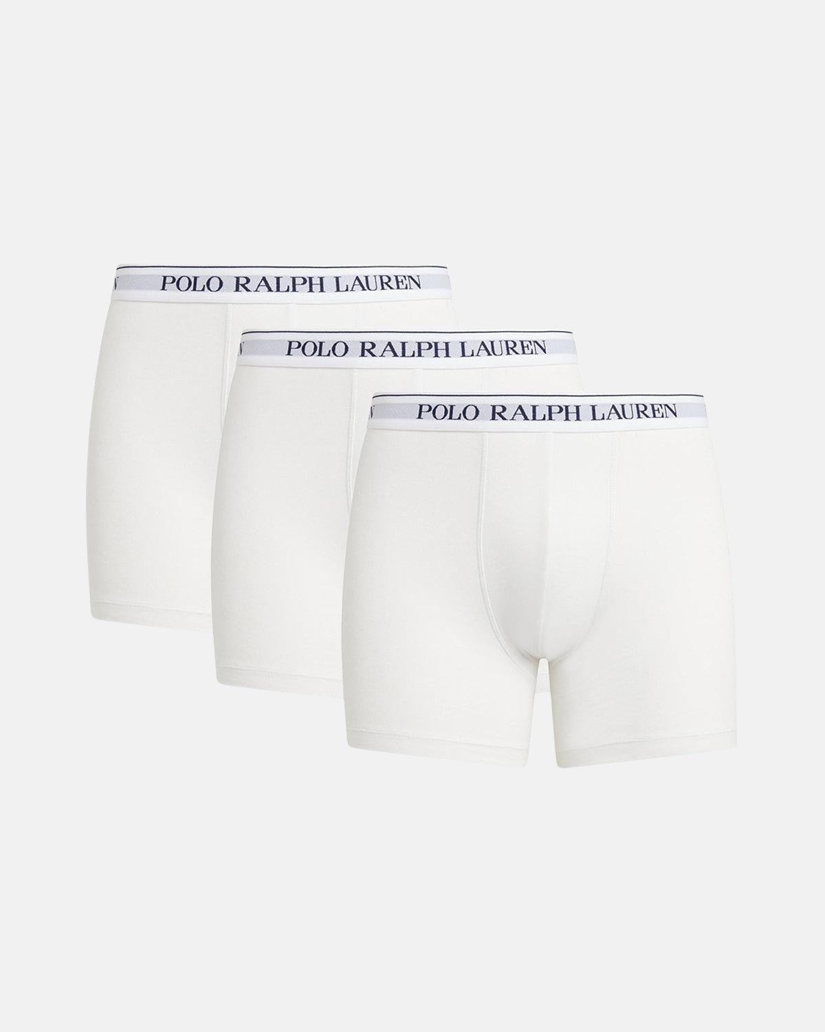 RALPH LAUREN 3 PACK BOXER BRIEF TRUNKS WHITE | Studio DOS