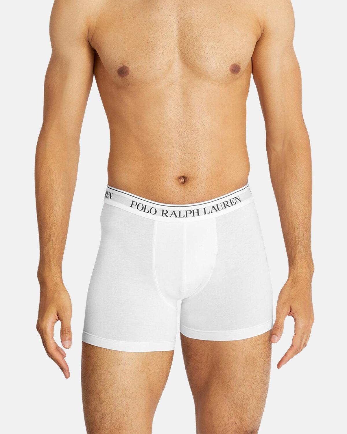 RALPH LAUREN 3 PACK BOXER BRIEF TRUNKS WHITE | Studio DOS